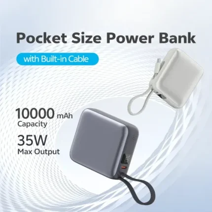 nabdom QCY PB10C 10000mAh 35W PD Fast Charging Mini Power Bank